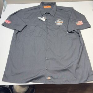 Cody's Gastro Garage Dickies Shirt Black 3XL American Flag Coca Cola Patch NWT
